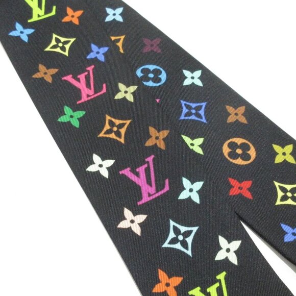 LOUIS VUITTON LV x TM Bandeau BB Monogram multicolor Noir - Scarf 677-032825 - Picture 2 of 5